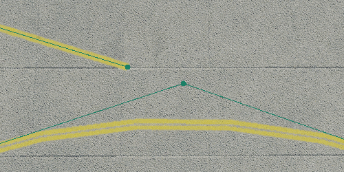 Animation Illustrating How painted Lines Can Join Up