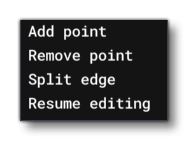 The RMB Menu Options For A Painted Hatched Area Object