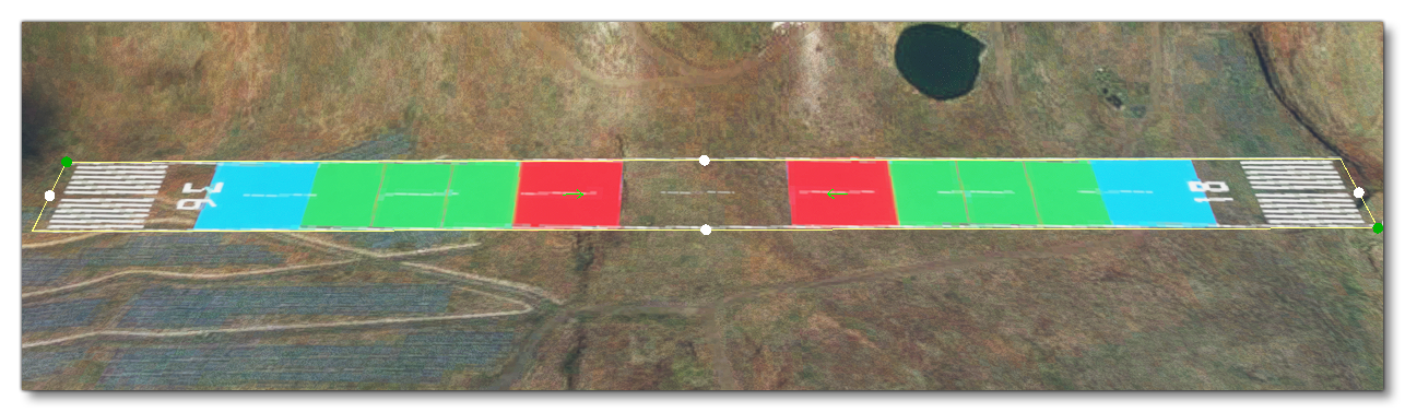 Tire Gum Material On A Runway Object