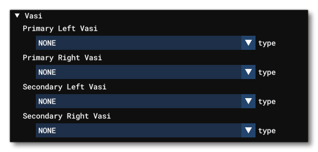 The VASI Options For A Runway Object