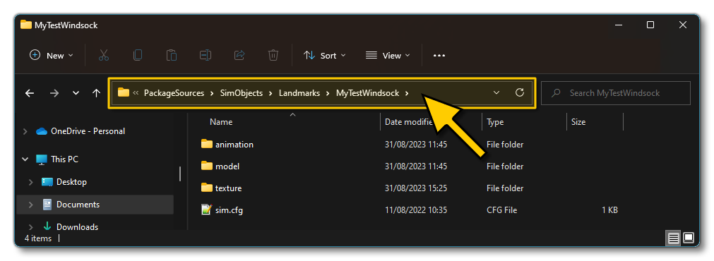 Where To Place Your Files For A Scenery SimObject