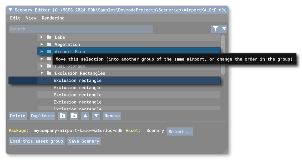 Dragging and Dropping A group To Change The Content List Order