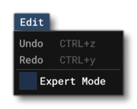 The Edit Menu In The SimAttachment Editor