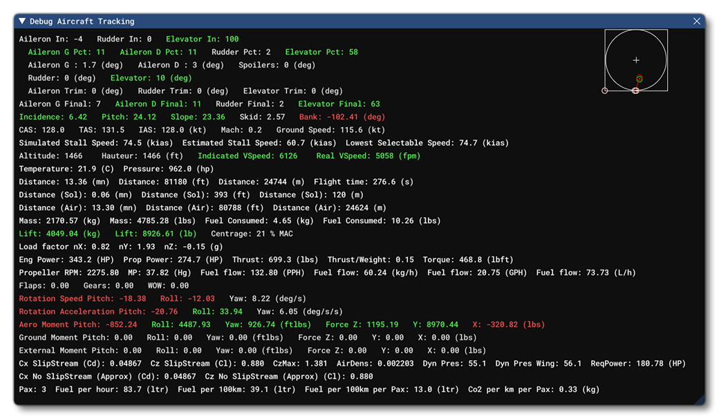 The Debug Tracking Window