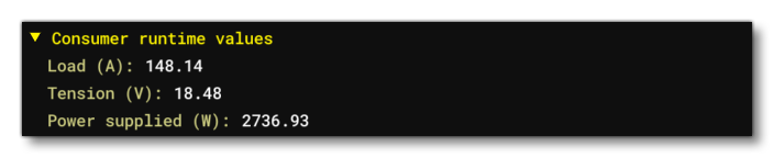 The Consumer Runtime Values Section