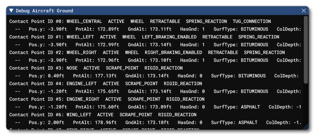 The Debug Ground Window