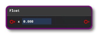 The Float Node