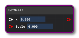 The SetScale Node