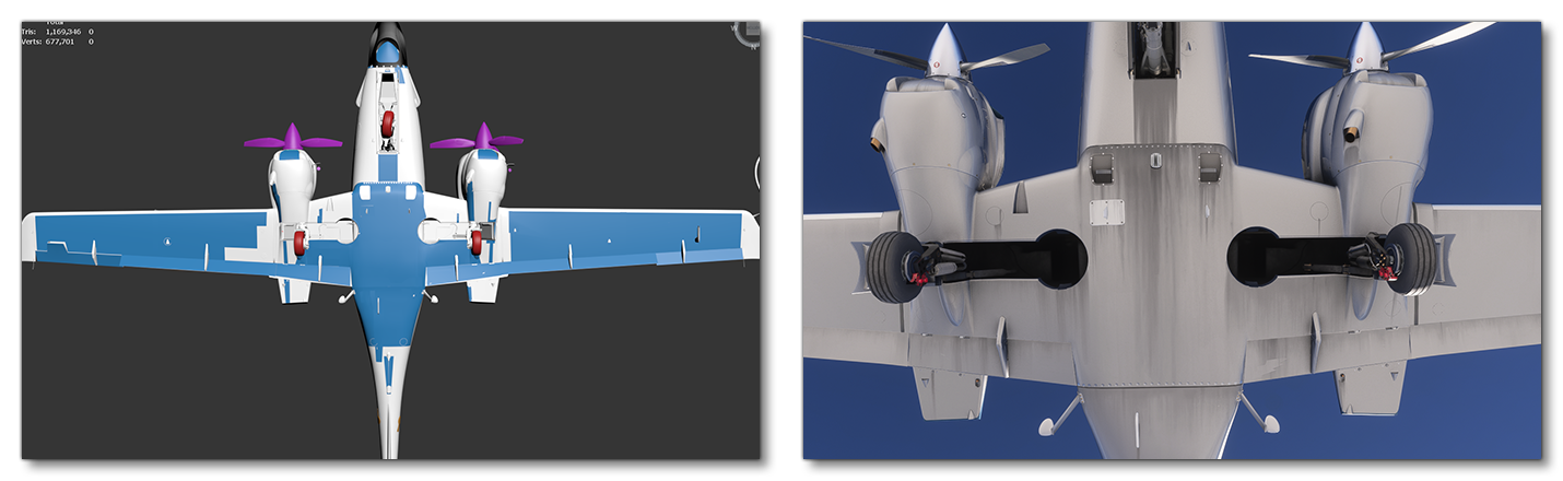 Example Of The Leaks Mesh And The Effect On A Plane Example Of The Leaks Mesh And The Effect On A Plane
