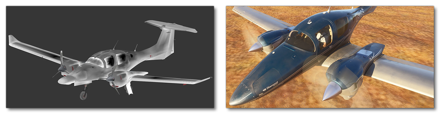 Example Of The Dust Mesh And The Effect On A Plane Example Of The Dust Mesh And The Effect On A Plane