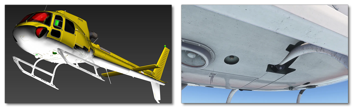 Example Of The Simple Dirt Mesh And The Effect On A Helicopter Example Of The Simple Dirt Mesh And The Effect On A Helicopter