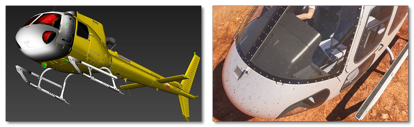 Example Of The Insect Mesh And The Effect On A Helicopter Example Of The Insect Mesh And The Effect On A Helicopter