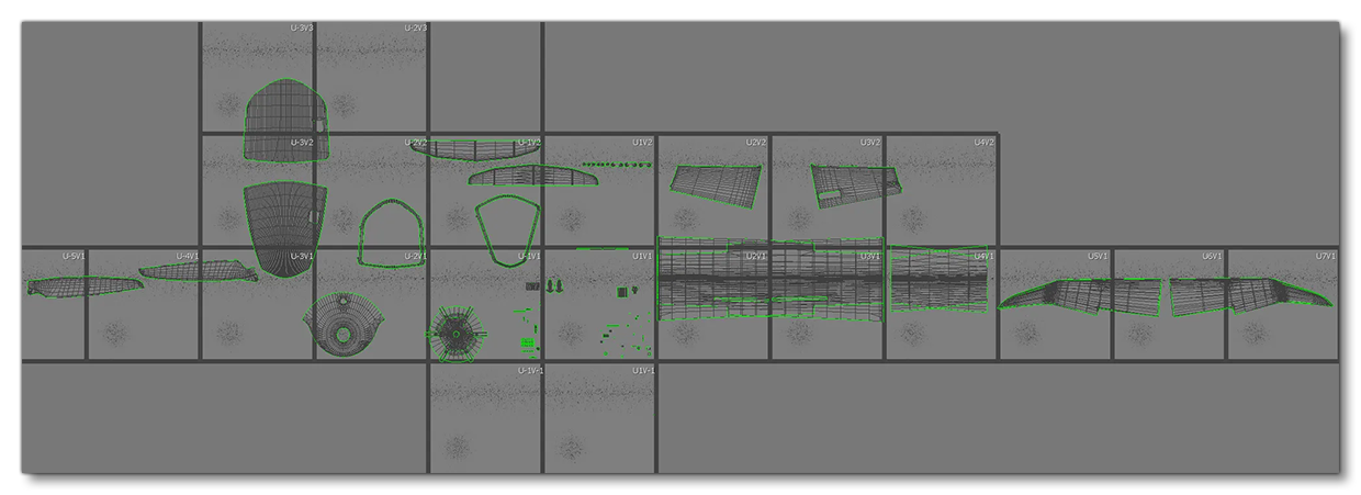 UV Mapping Example For Insect Impacts UV Mapping Example For Insect Impacts