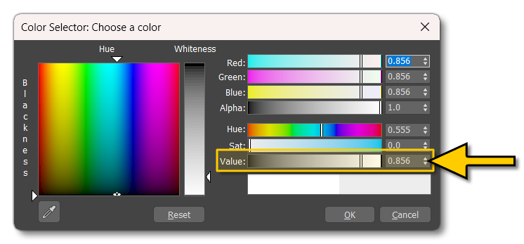 Setting The Emissive Colour And Value Setting The Emissive Colour And Value