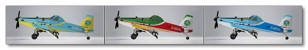 Example Of An Aircraft With Adaptive Livery Example Of An Aircraft With Adaptive Livery