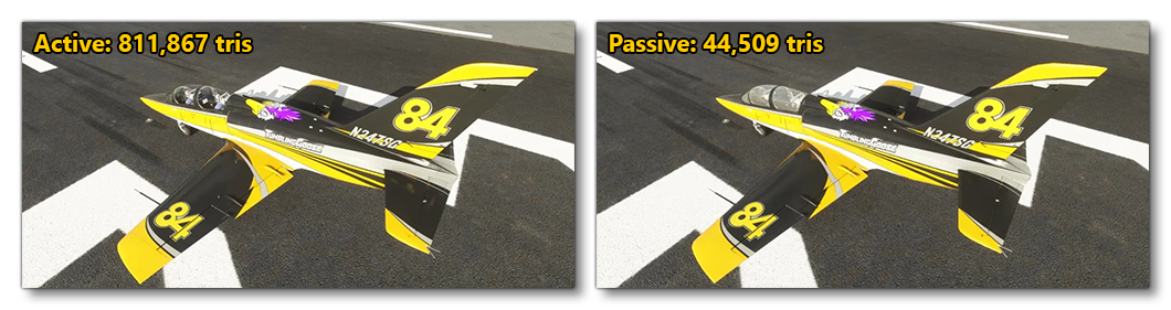 Example Of Tri Count For Passive / Active Aircraft Example Of Tri Count For Passive / Active Aircraft