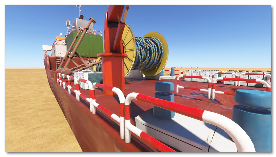 Example Showing Camera Distance From Boat Before LOD Switches Example Showing Camera Distance From Boat Before LOD Switches