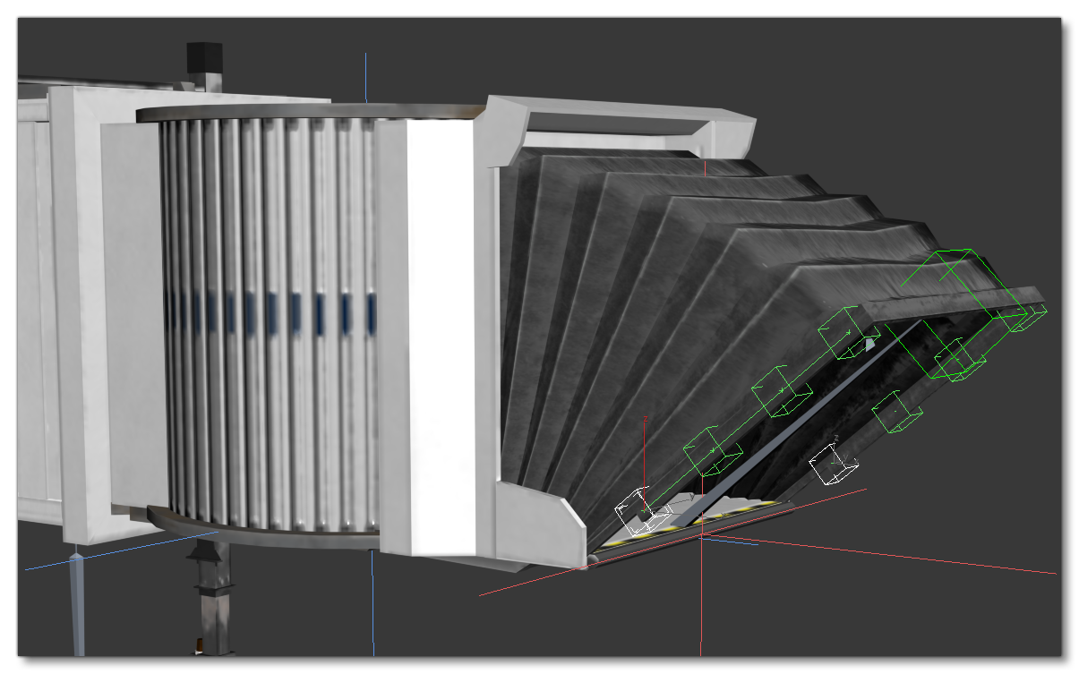 The Deployment Animation Of A Jetway Hood