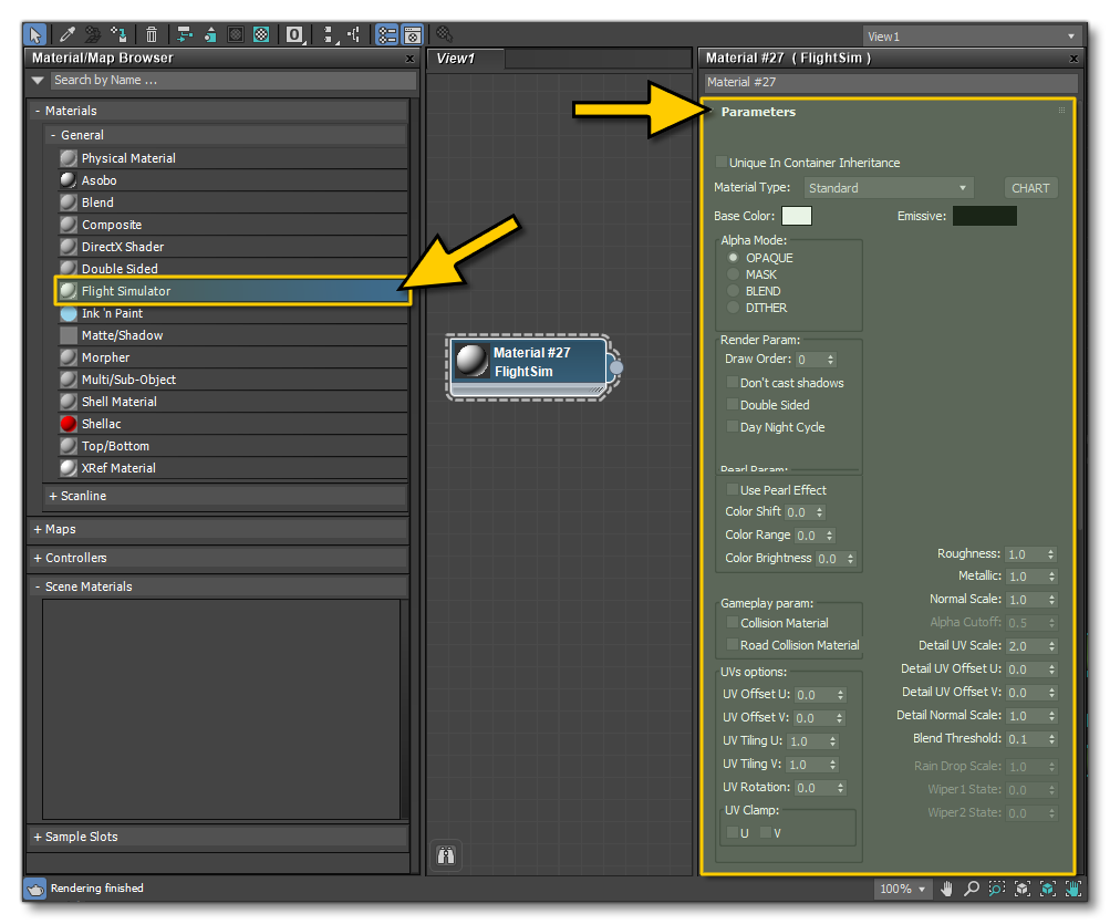 3DS Max Material Browser