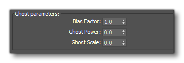 The Additional Parameters For The Ghost Material The Additional Parameters For The Ghost Material
