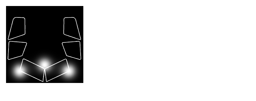 The Iridescent Texture And An Example Of How It Affects Light In The Simulation Card Front