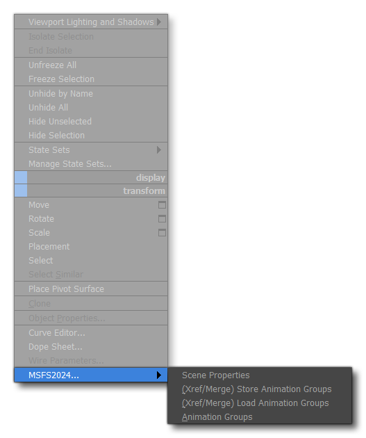 Babylon Utilities Store Animation Groups Option