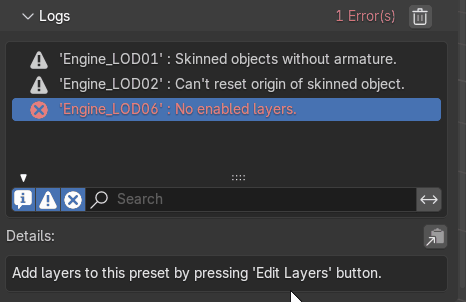 Preset / Group Settings