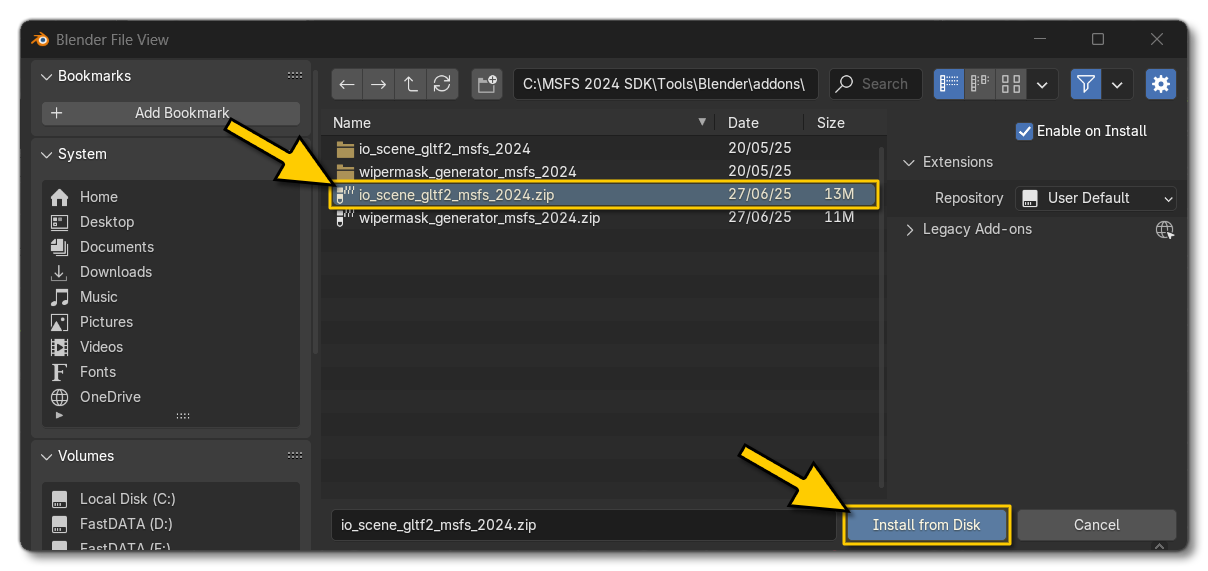 The Blender File Dialog