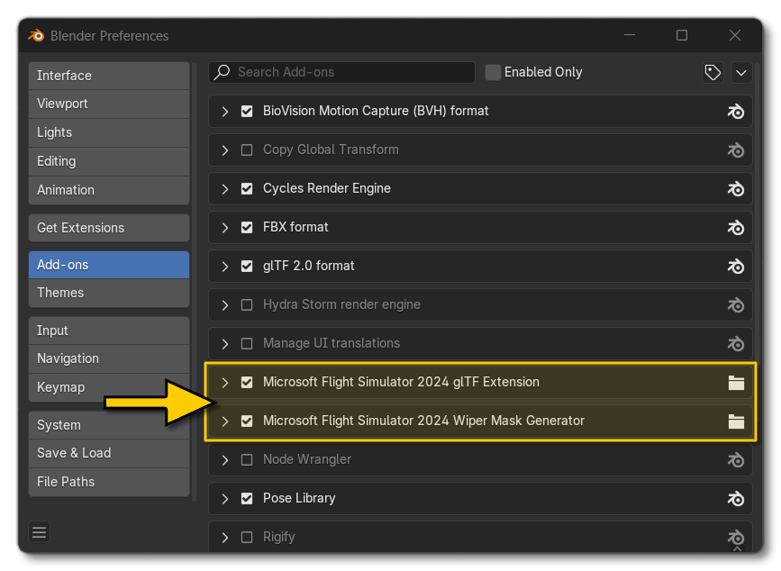 Enabling The Plugin After Installing It