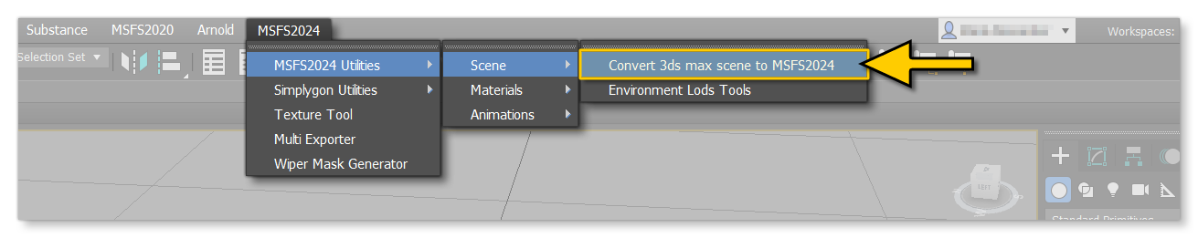 The Convert Scene Option In 3DS Max