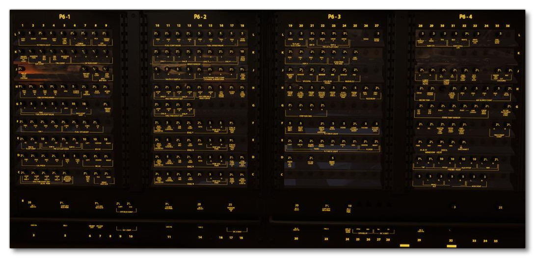 Example Of An Airline Panel With Emissive Elements Example Of An Airline Panel With Emissive Elements