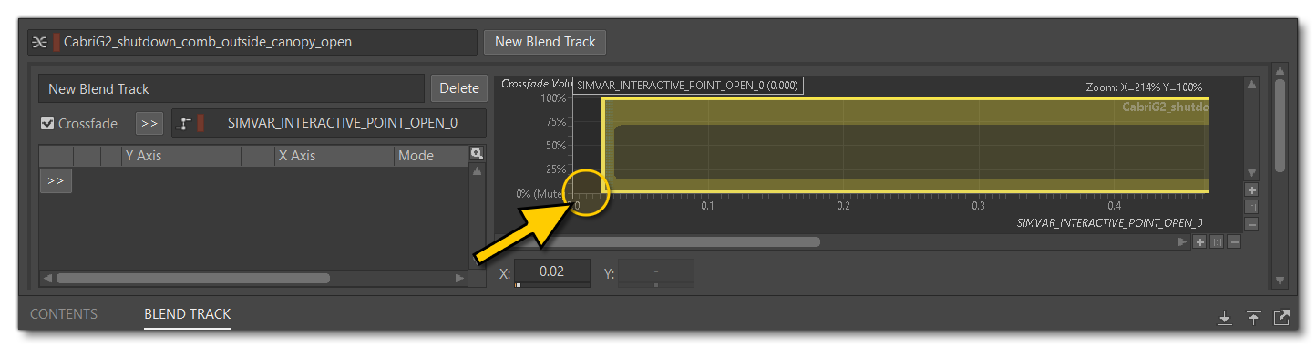 Offsetting The Enter Value Of A Blend Track