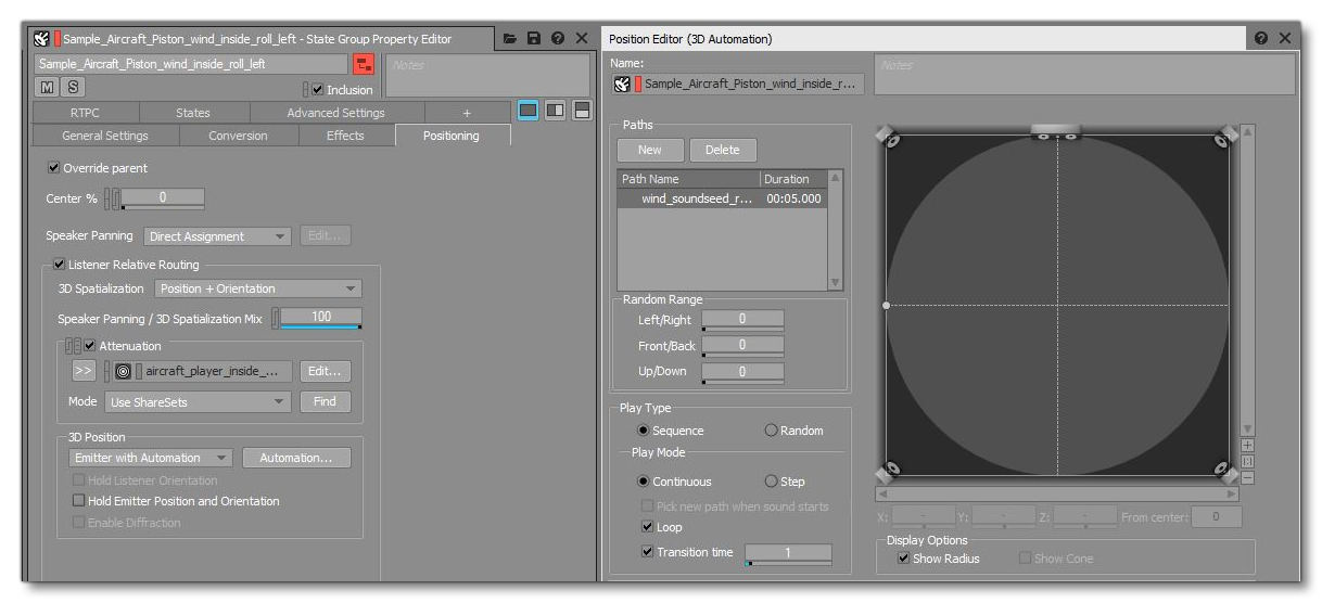 Wwise Emitter With Automation