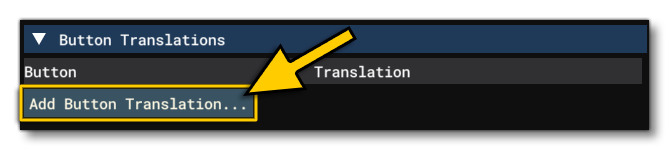 The Button Translations Section Of The Device Editor