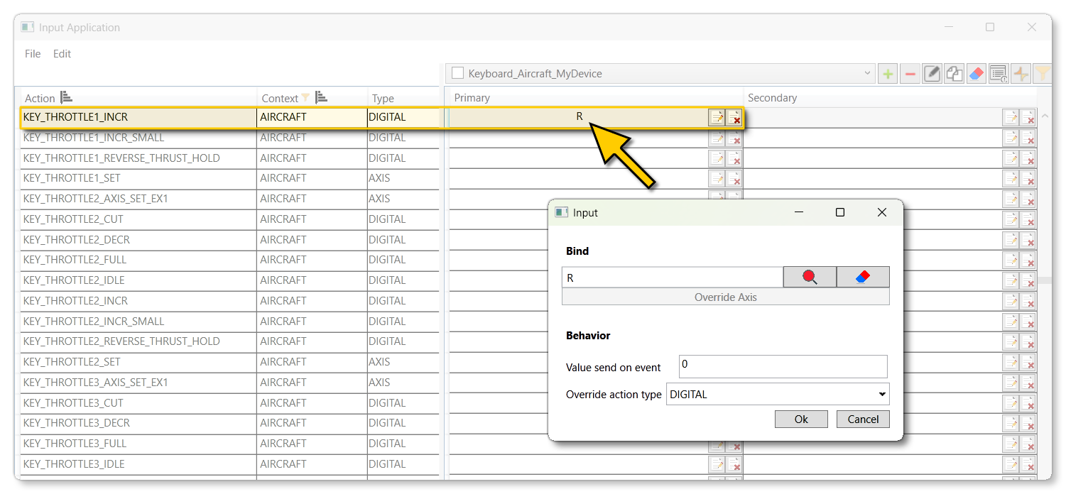Binding An Input To An Action Binding An Input To An Action