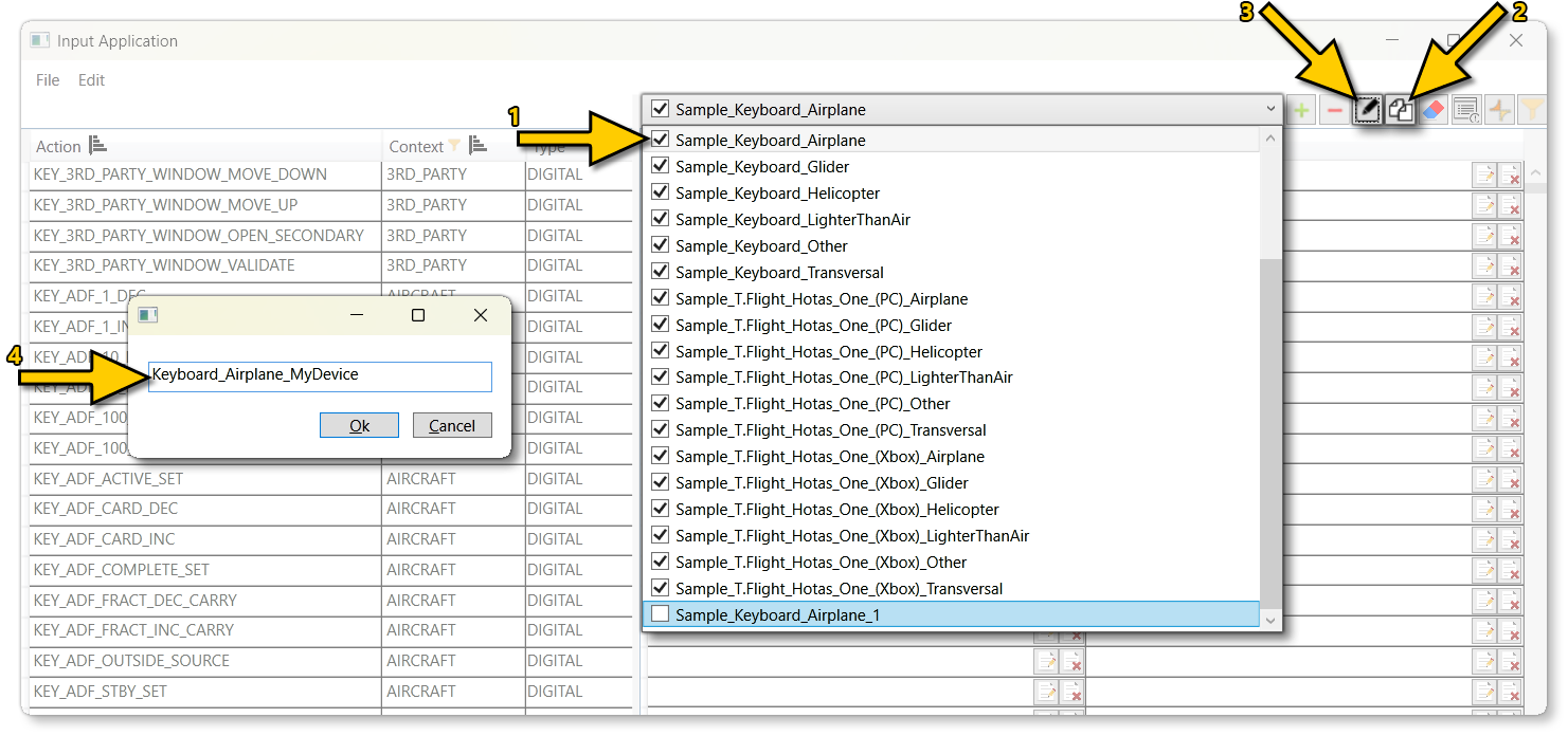 Renaming The Duplicated Device Profile Renaming The Duplicated Device Profile