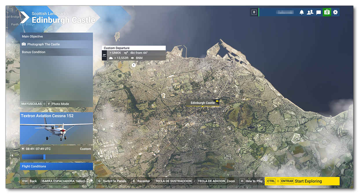 Selecting An Objective To Test In The Simulation