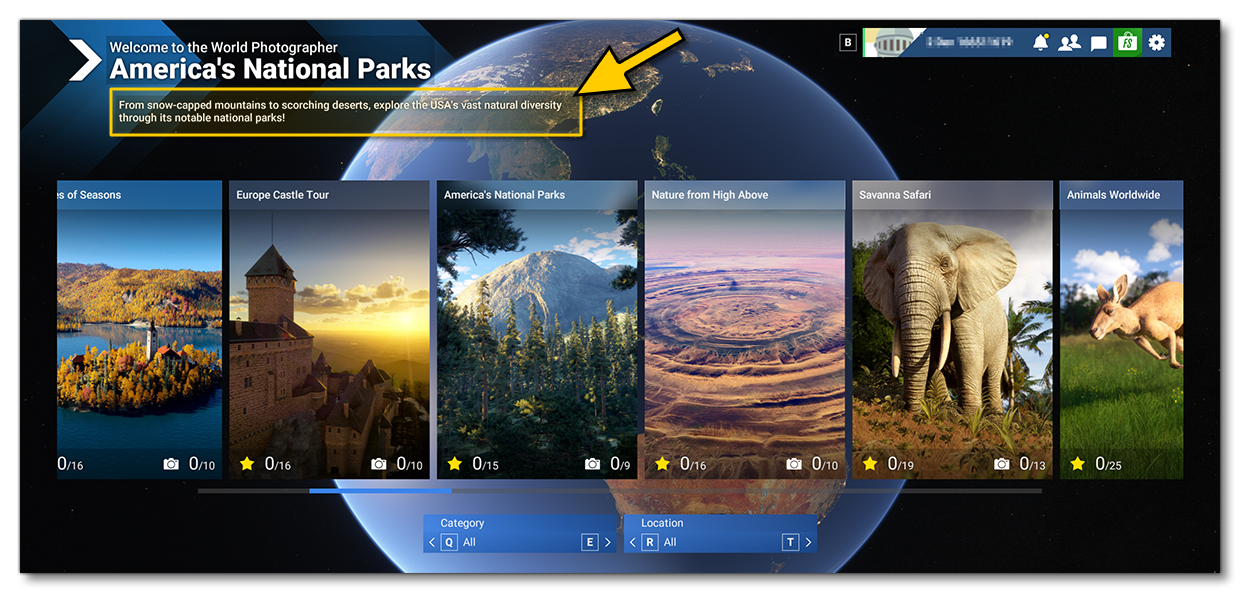 The Page Description In The Simulation UI