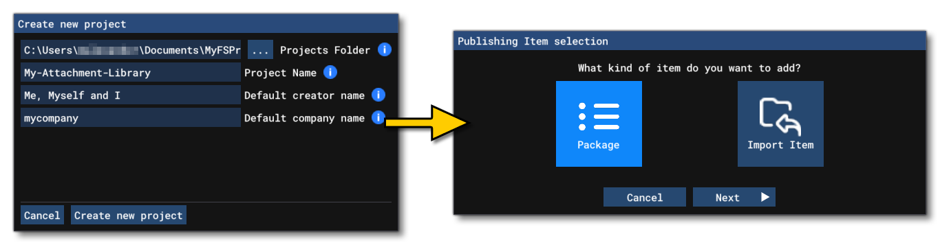 Creating An Attachment Package