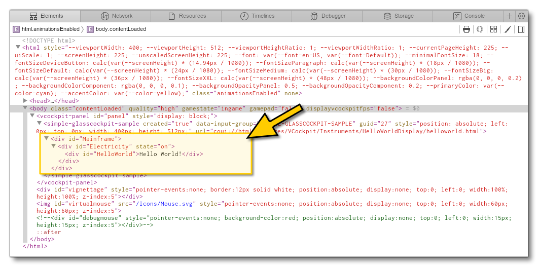 The Electricity DIV In The Coherent Debugger