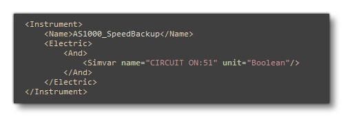 The AS1000 Instrument In The Panel XML The AS1000 Instrument In The Panel XML