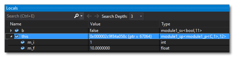 Test Code Func4 Correct Local Variables