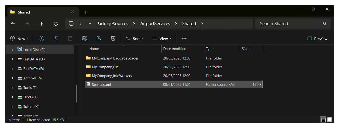 Where To Find The Main Service XML File