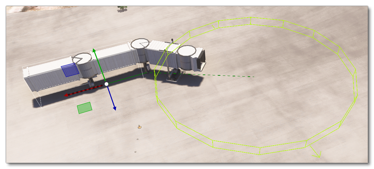 The Jetway Sample Objects In The Simulation