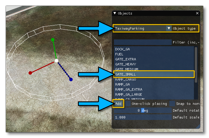 Adding A Taxiway Parking Spot To The Airport