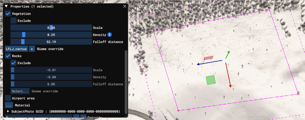 Editing Biomes In The Scenery Editor