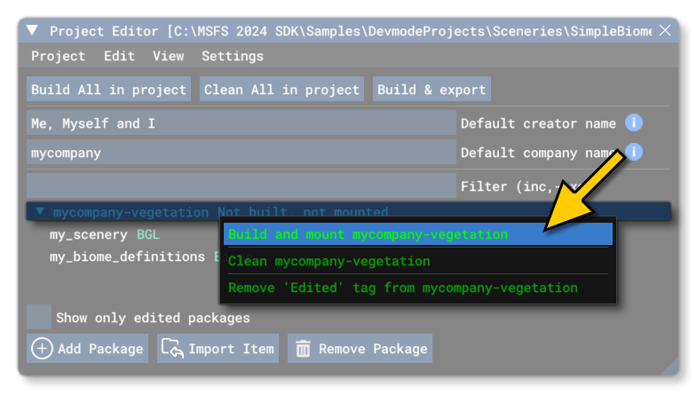 Build SimpleBiomes Package
