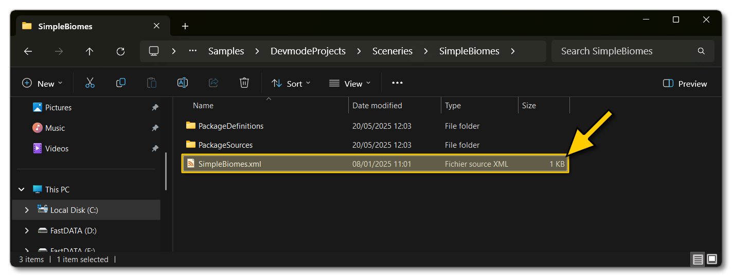 Open SimpleBiomes Project