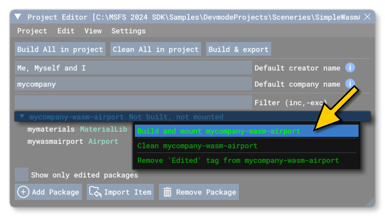 Building The WASM Airport Project