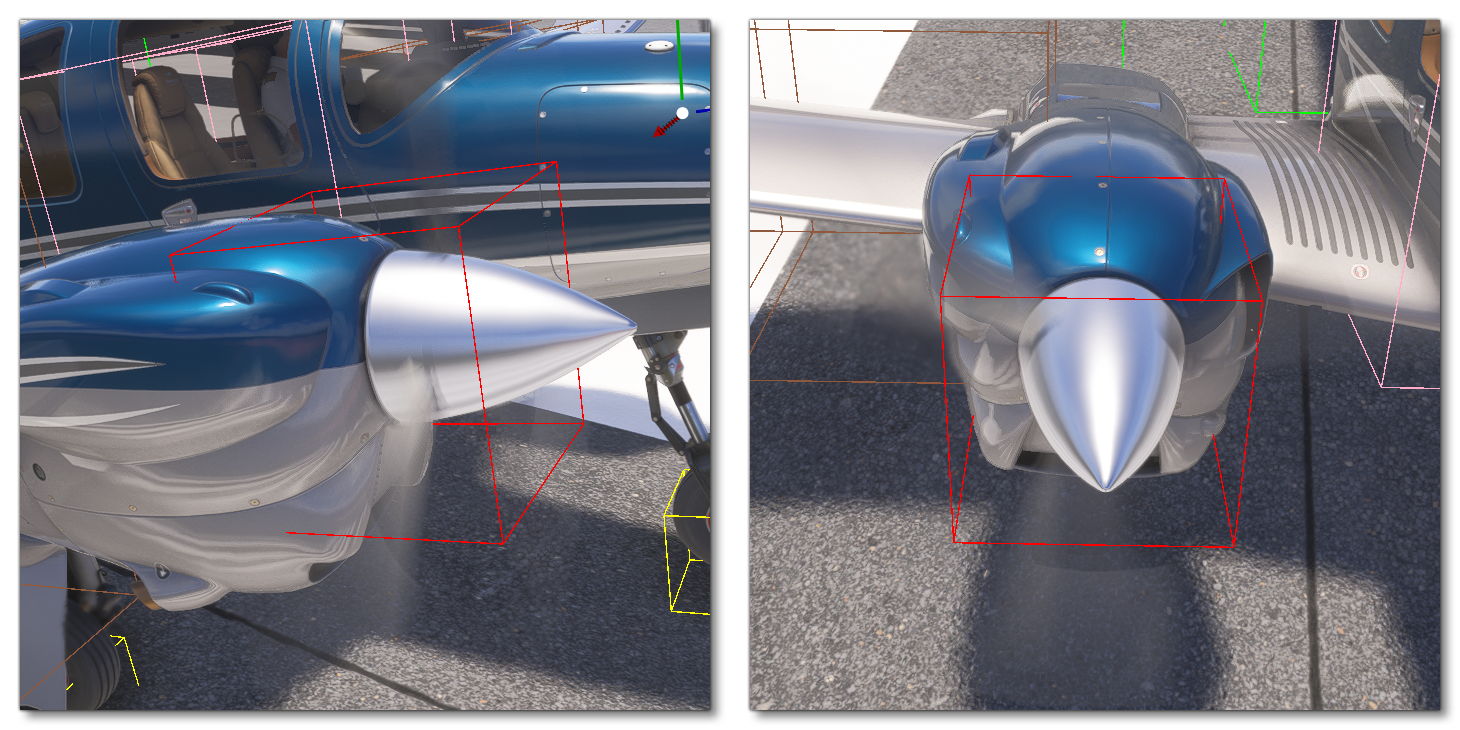The Engine Position Illustrated In The Simulation